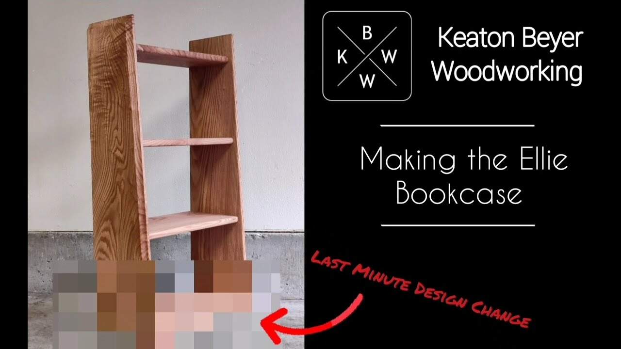 Modern Bookcase With Sliding Dovetails