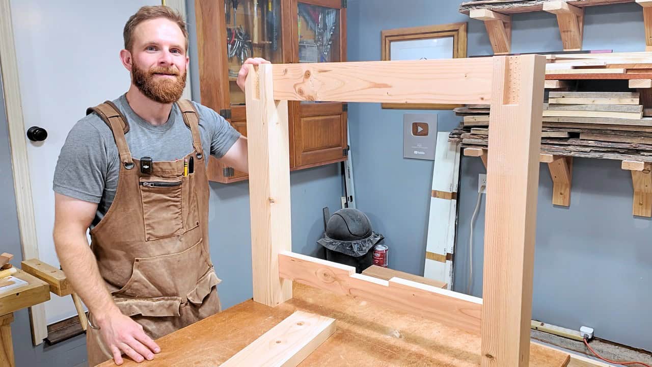 Rock-Solid Farmhouse Table Base with Traditional Joinery