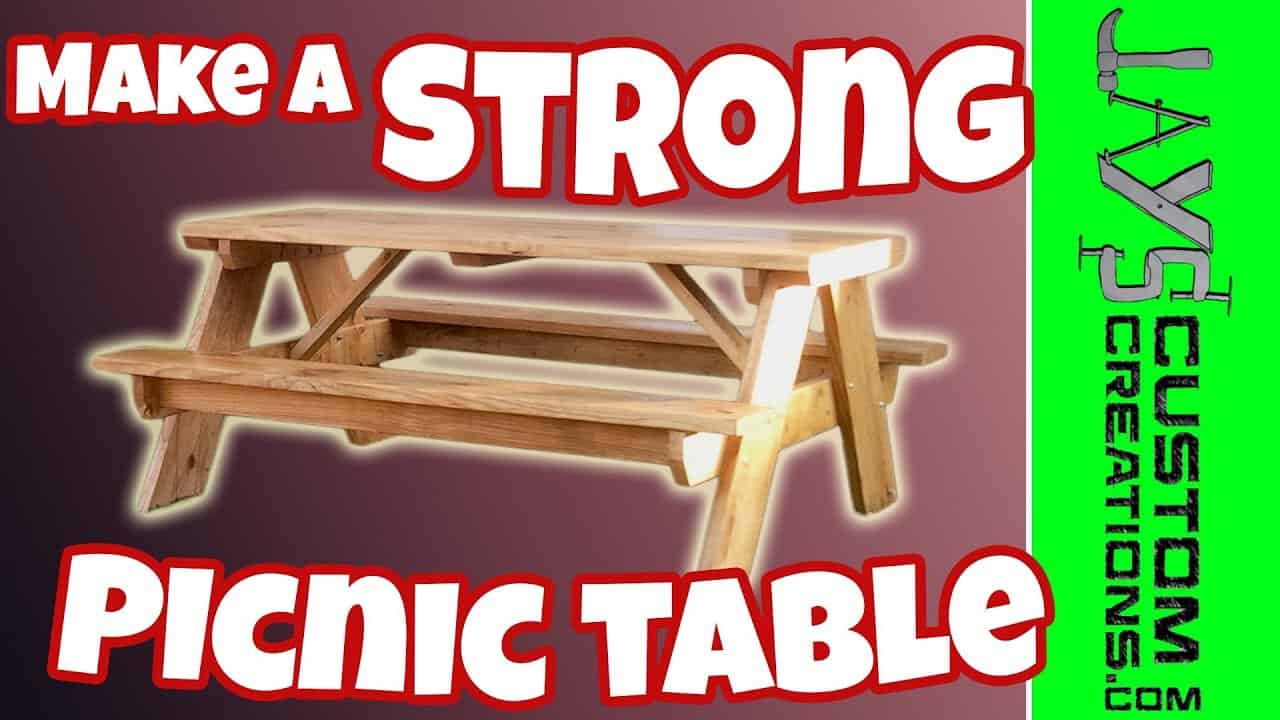 Sturdy DIY Picnic Table for Outdoor Gatherings