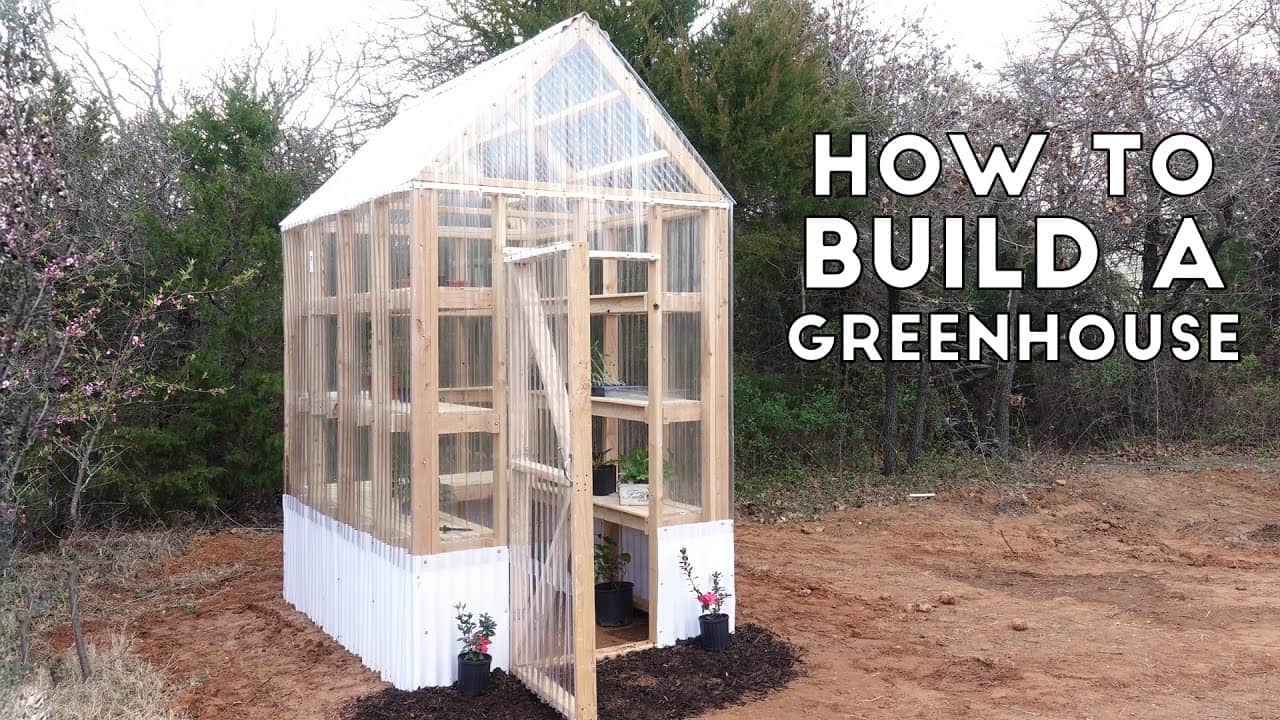 Simple and Sturdy DIY Greenhouse Using 2×4 Lumber