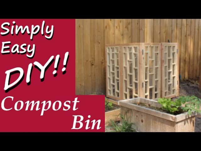 Backyard Compost Bin with a Clean, Functional Design