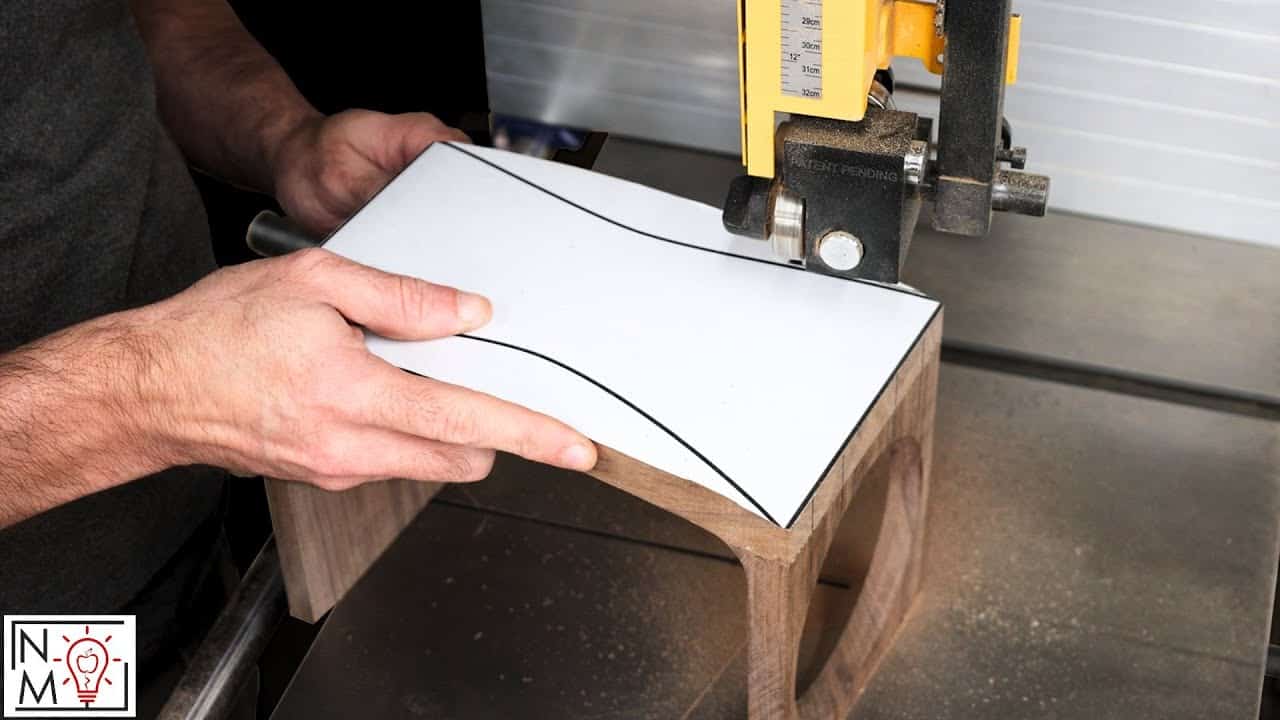 Wooden Pour-Over Coffee Stand with Sculpted Design