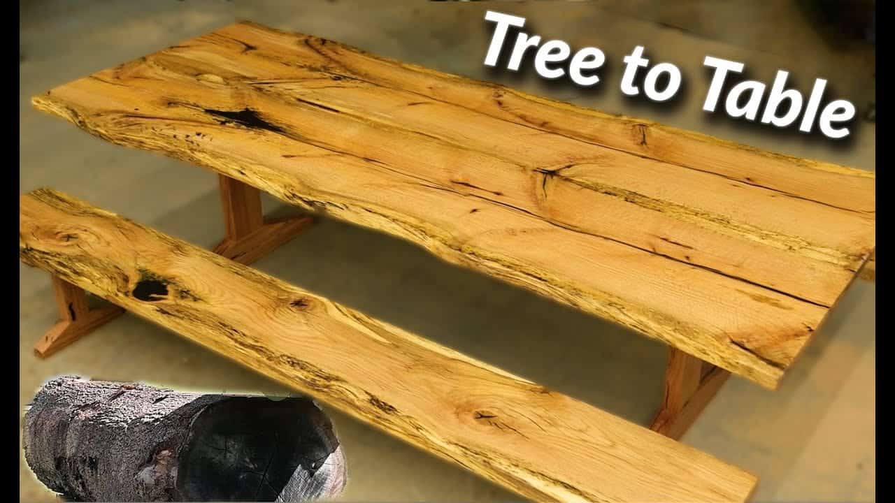 Turning a Fallen Tree into a Farmhouse Table