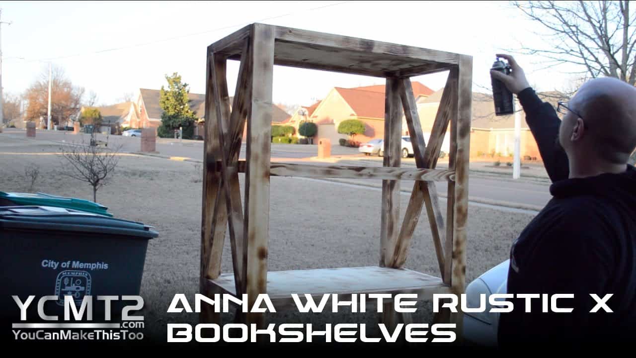 Rustic X Bookshelves