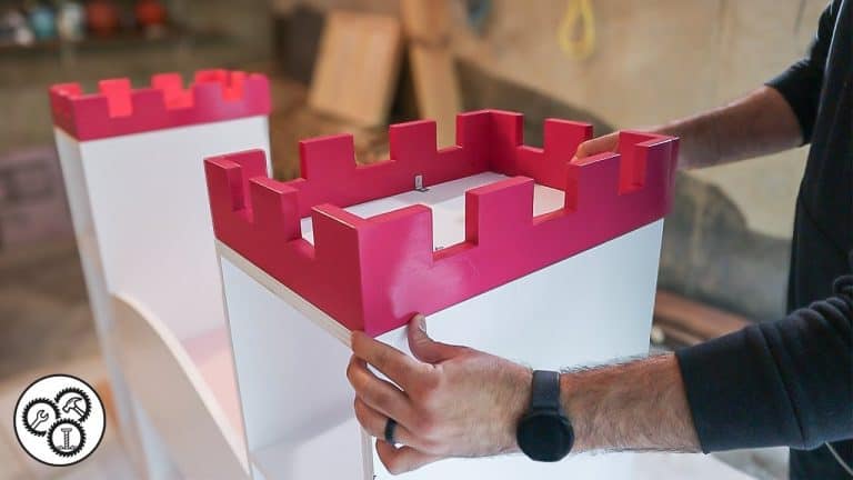 Princess-Themed Bookshelf and Reading Nook for Kids