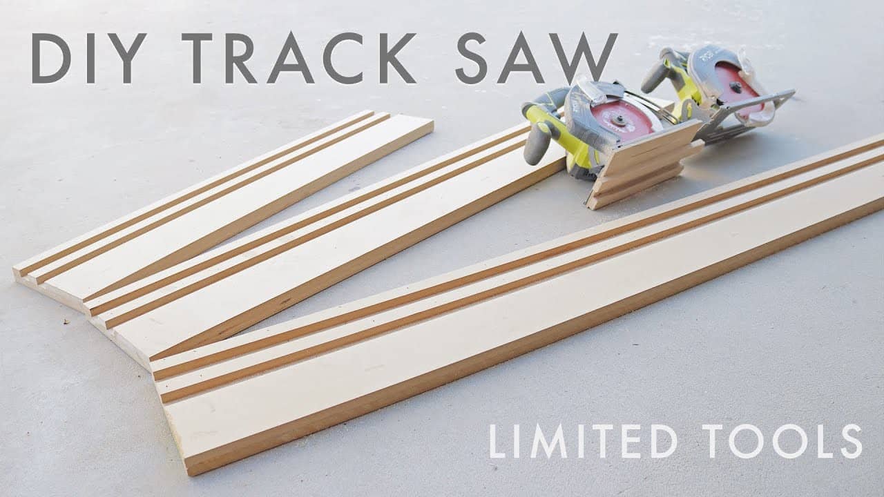 DIY Circular Saw Track Saw Guide with Basic Tools