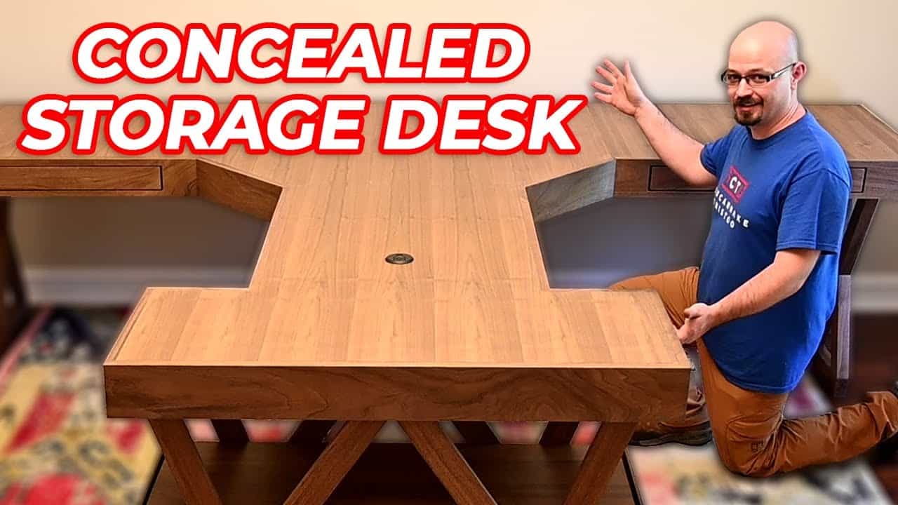 Massive Work-From-Home Desk with Custom Storage and Style