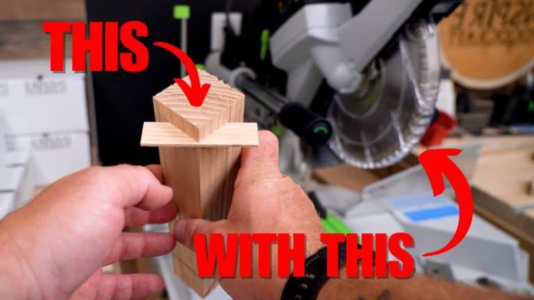 How to Cut Joinery Shims/Spline Stock on a Sliding Miter Saw