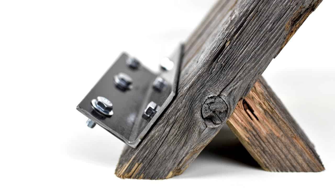 Rustic Industrial Cookbook Stand for Kitchen Use