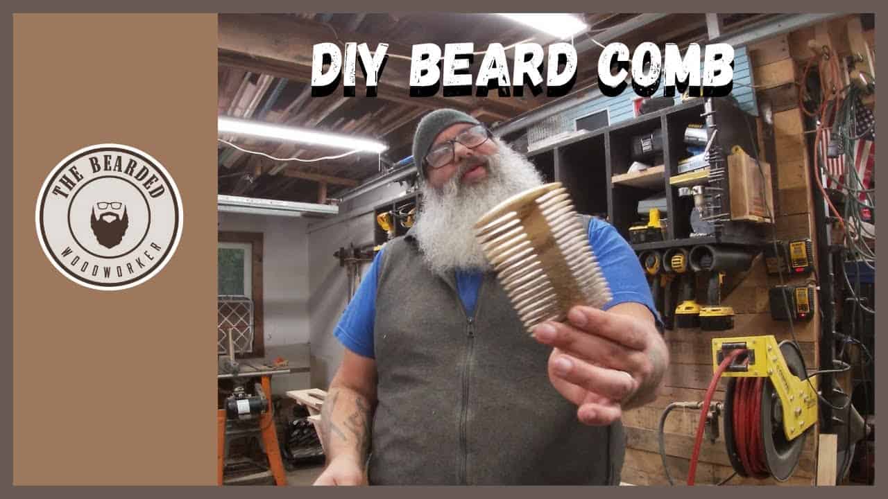 Handmade Beard Comb from Myrtle Wood