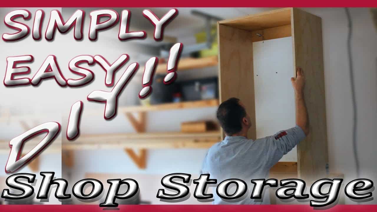 DIY Wall-Mounted Shop Cabinets for Clean, Functional Storage