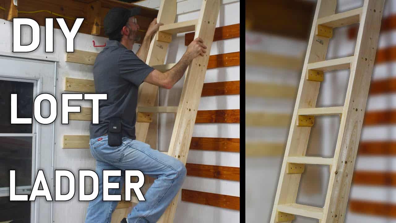 Heavy-Duty Loft Ladder for Overhead Storage