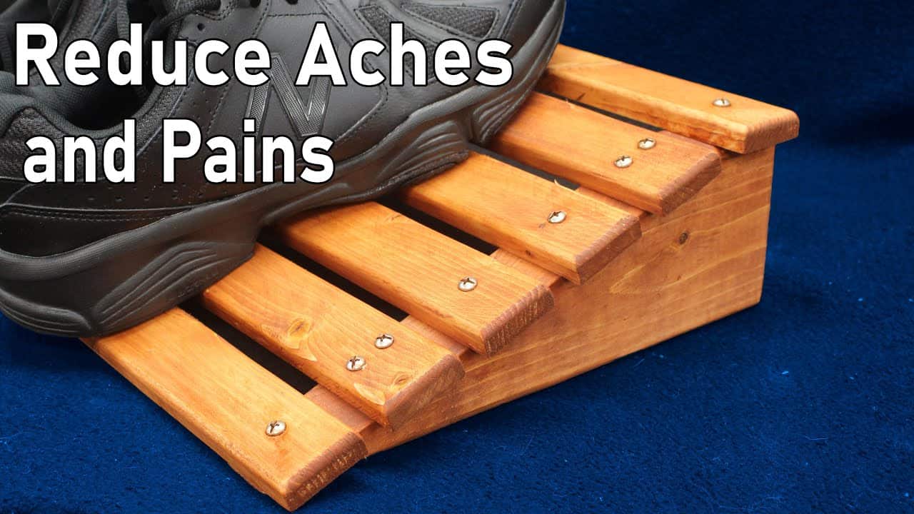 Simple Wooden Footrest Made from One Board