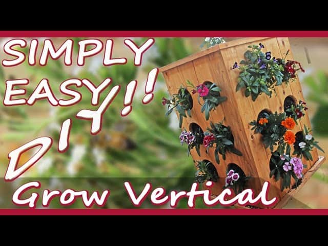 DIY Tower Garden Planter for Small Spaces