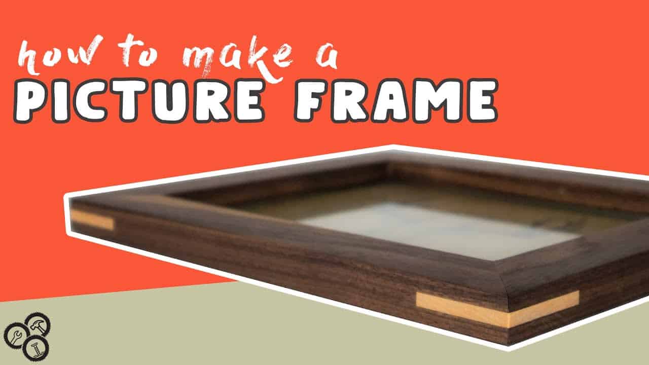 DIY Picture Frame with Decorative Splines