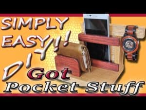 DIY Valet Tray And Smartphone Organizer