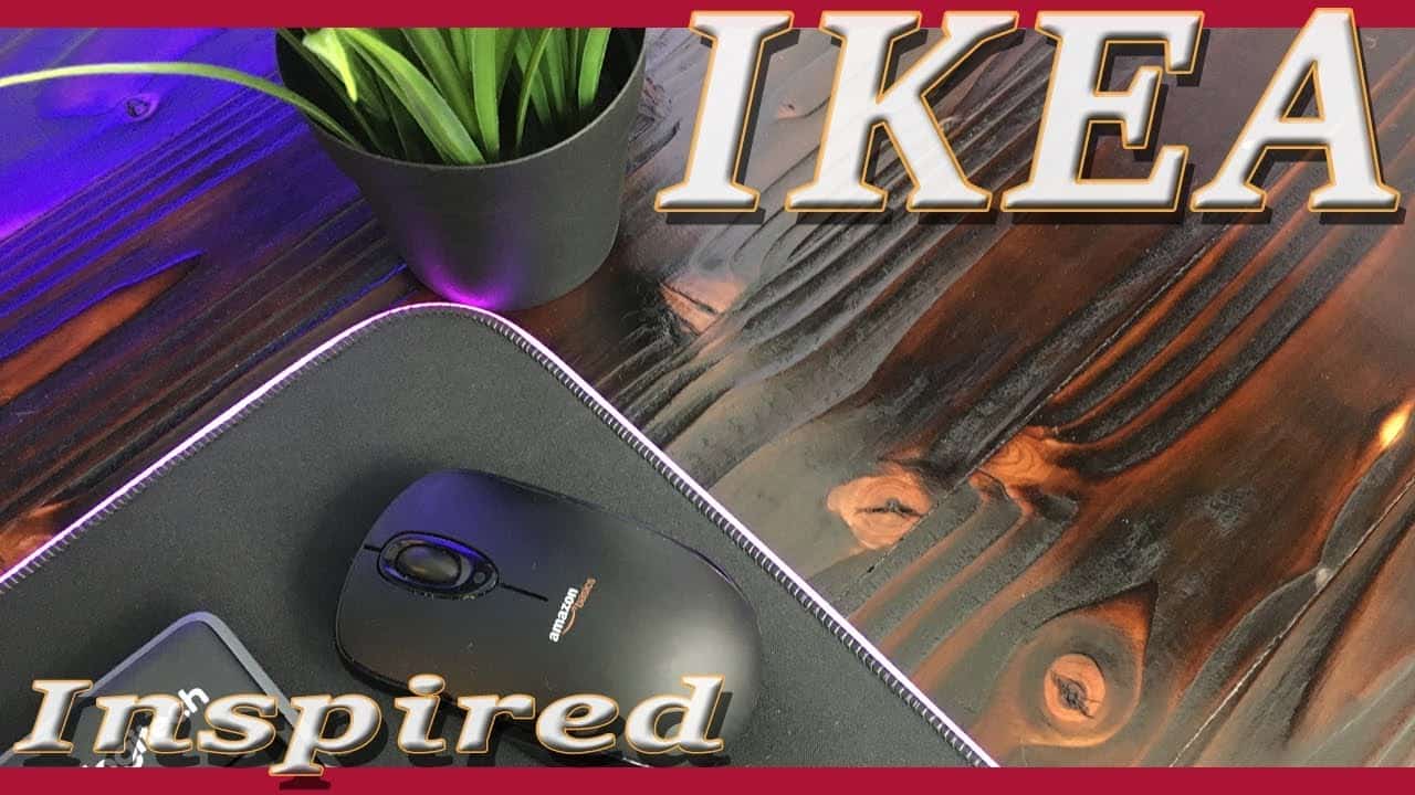 Budget DIY Wooden Desk Inspired by IKEA