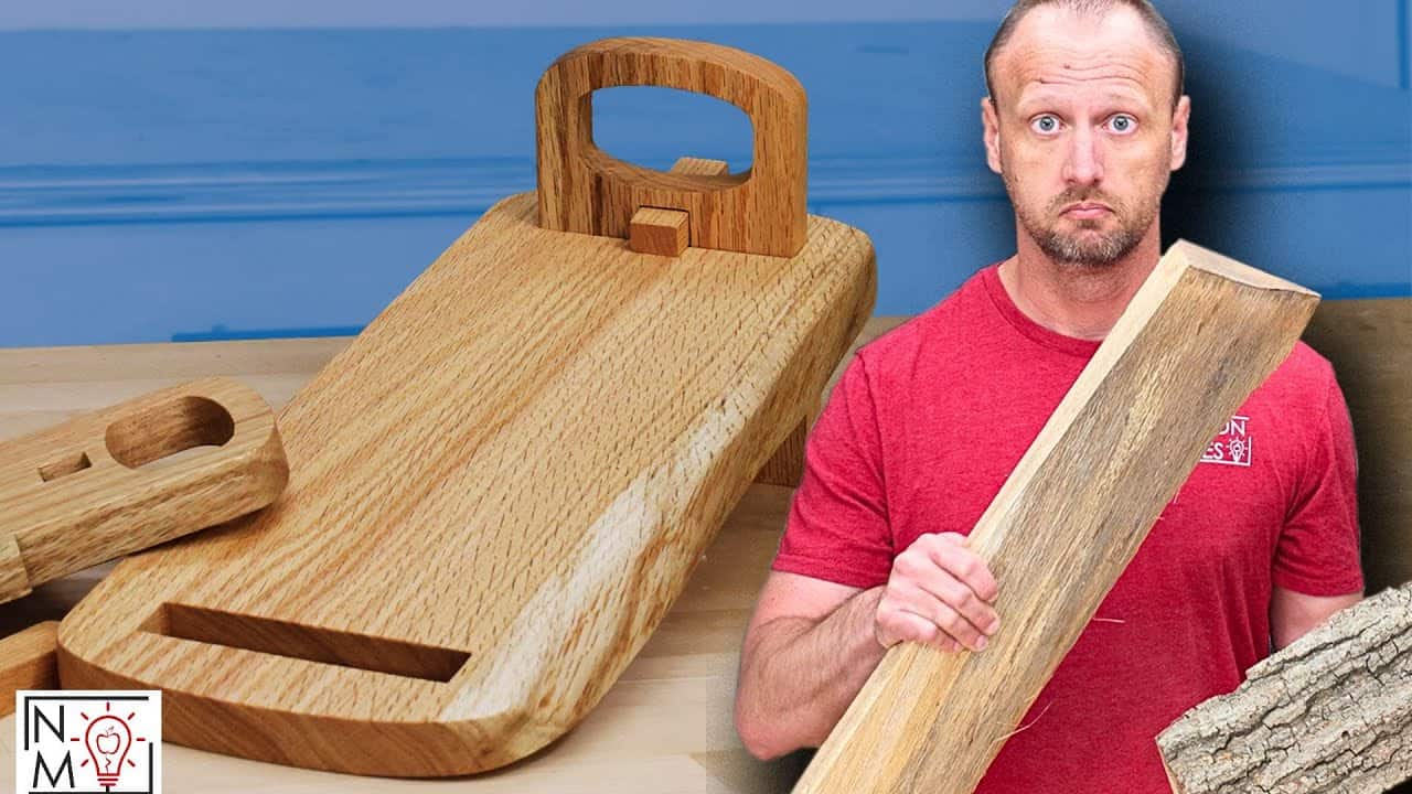 Collapsible Display Stand from Reclaimed Wood