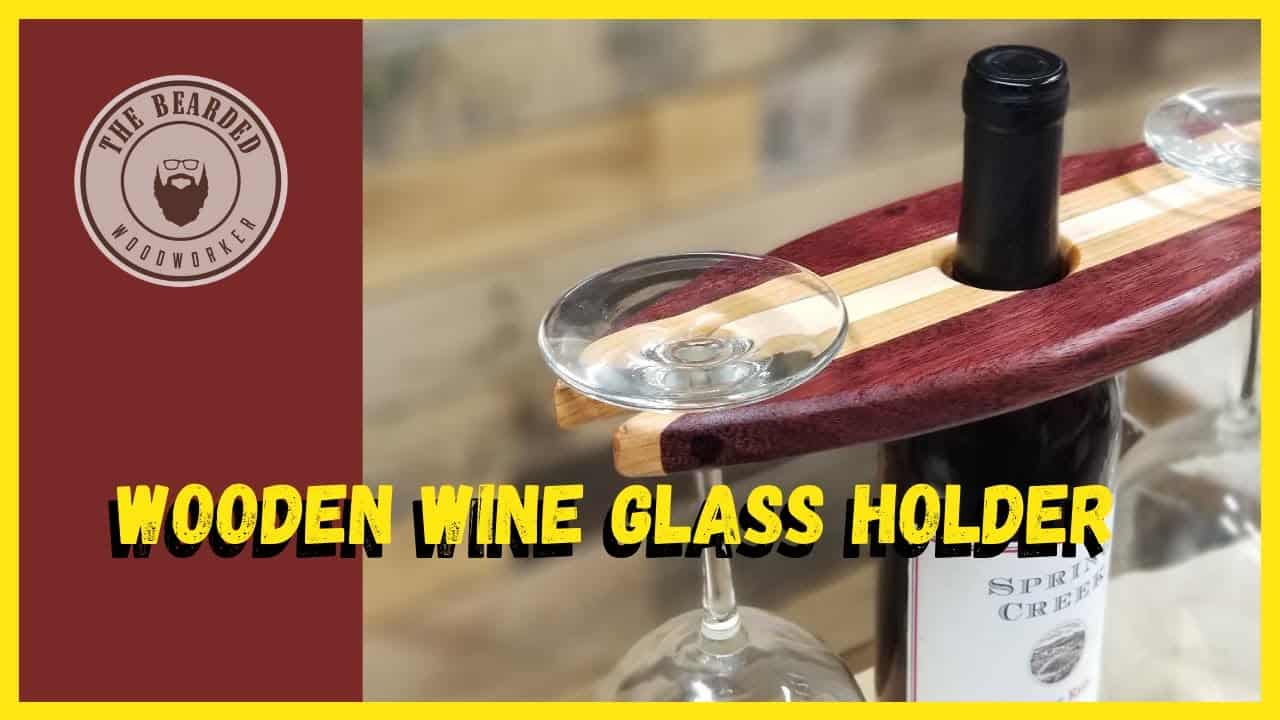 Wine Bottle Glass Holder: A Simple DIY Gift Idea