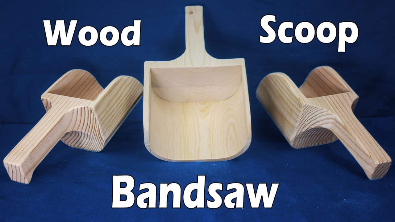 Wooden Scoop Made with a Bandsaw