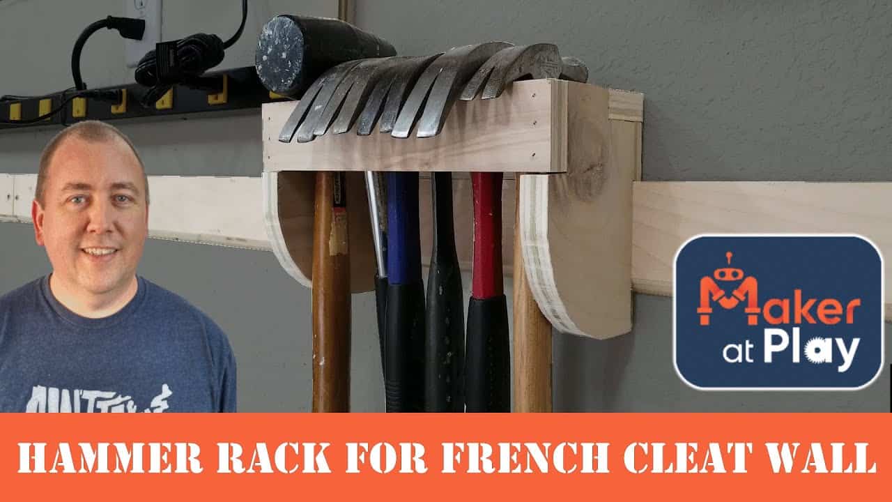 Hammer Rack for a French Cleat Wall