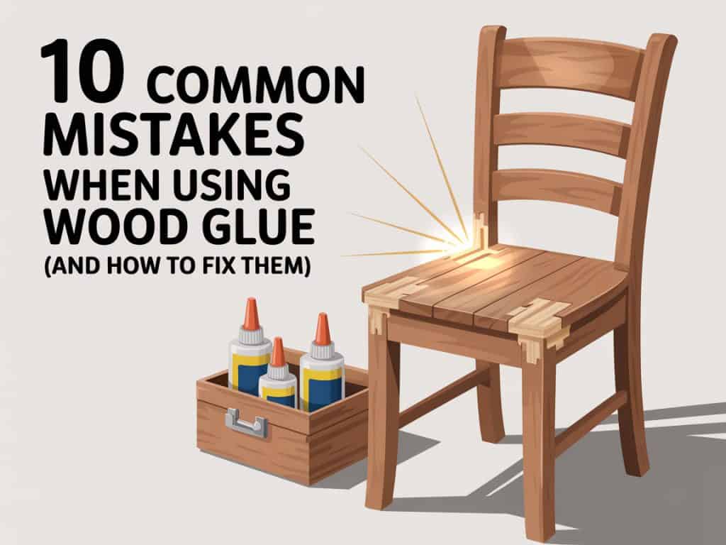 10 Common Mistakes When Using Wood Glue (And How to Fix Them)
