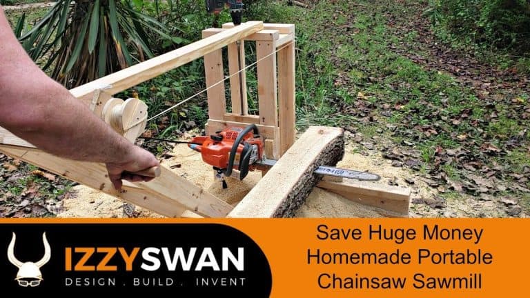 Portable $50 Chainsaw Sawmill