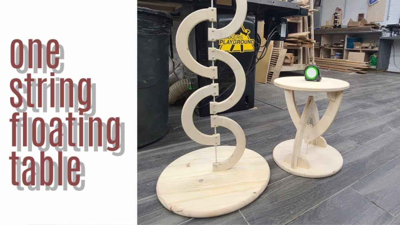 video thumbnail for 'Impossible ONE String Floating Table'