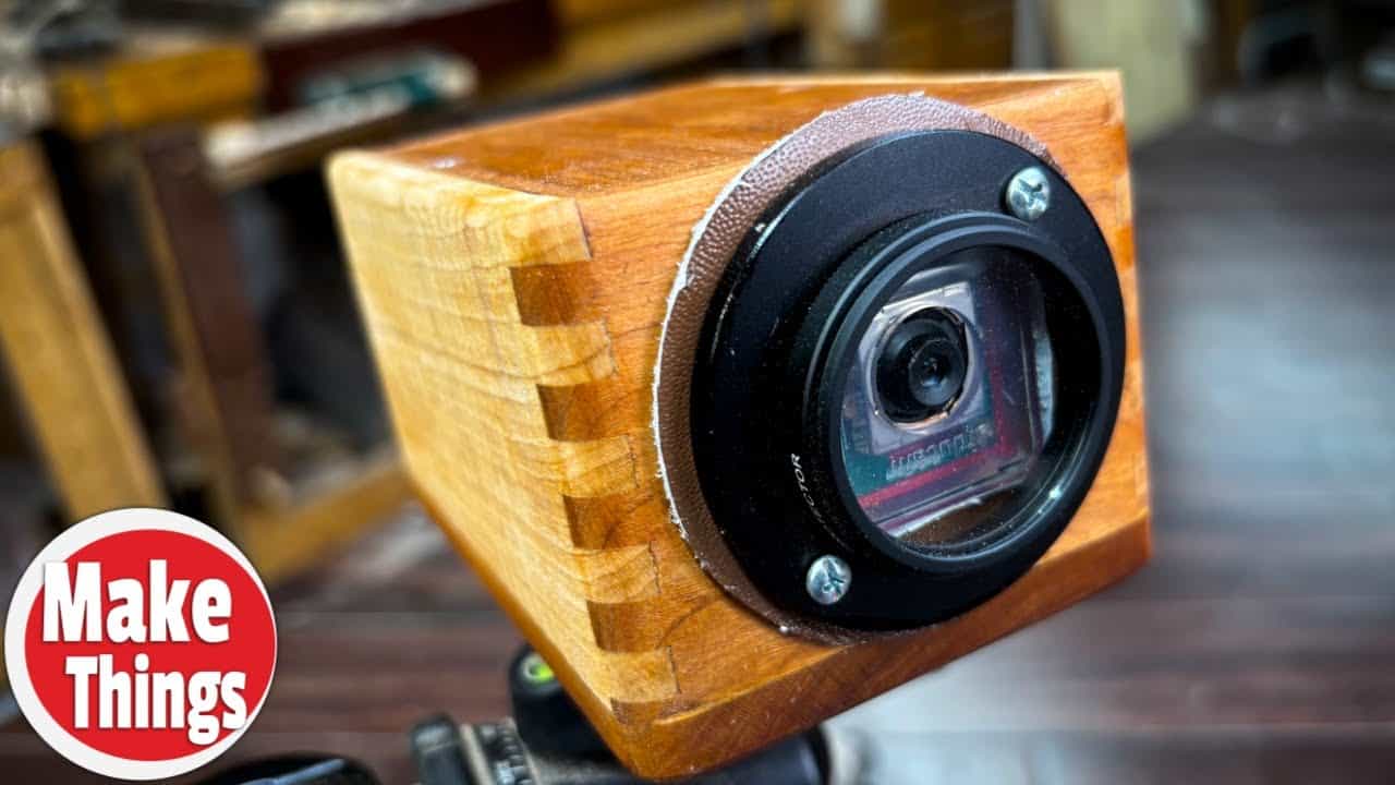 video thumbnail for 'Makin’ a Wooden Pi Camera // Just Make Things'