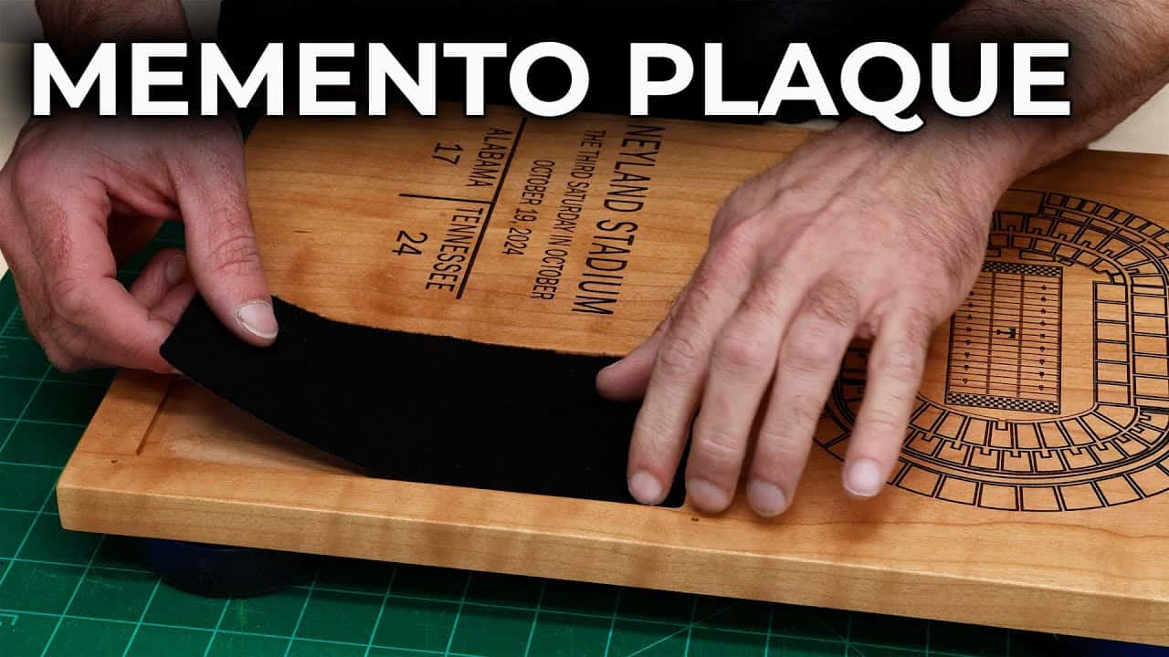 video thumbnail for 'Making a Memento Plaque | Woodworking Projects'
