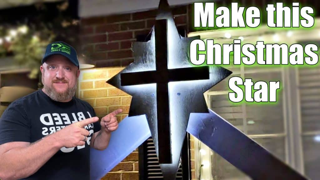 Make A Glowing Christmas Star
