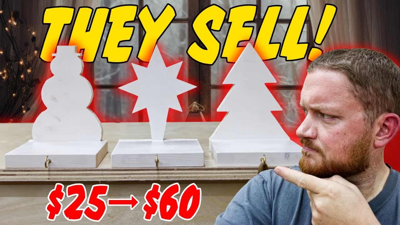 video thumbnail for 'These $25 Stocking Holders Sell for $60 — Easy Christmas Build!'