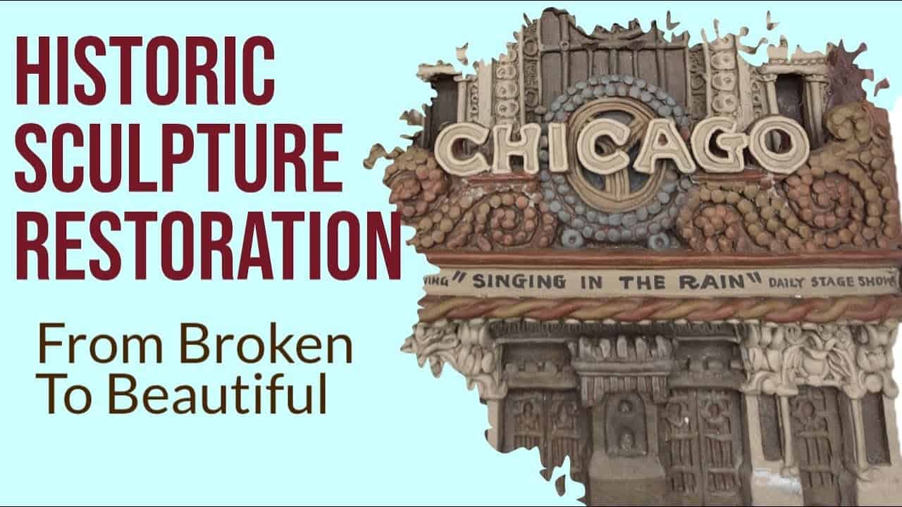 video thumbnail for 'Restoring a Chicago Icon: The Historic Theatre Sculpture Comes Back to Life'