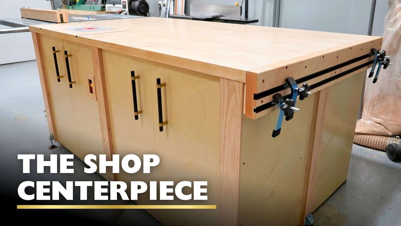 video thumbnail for 'Table Saw Workstation Build | Woodworking Shop Upgrade'