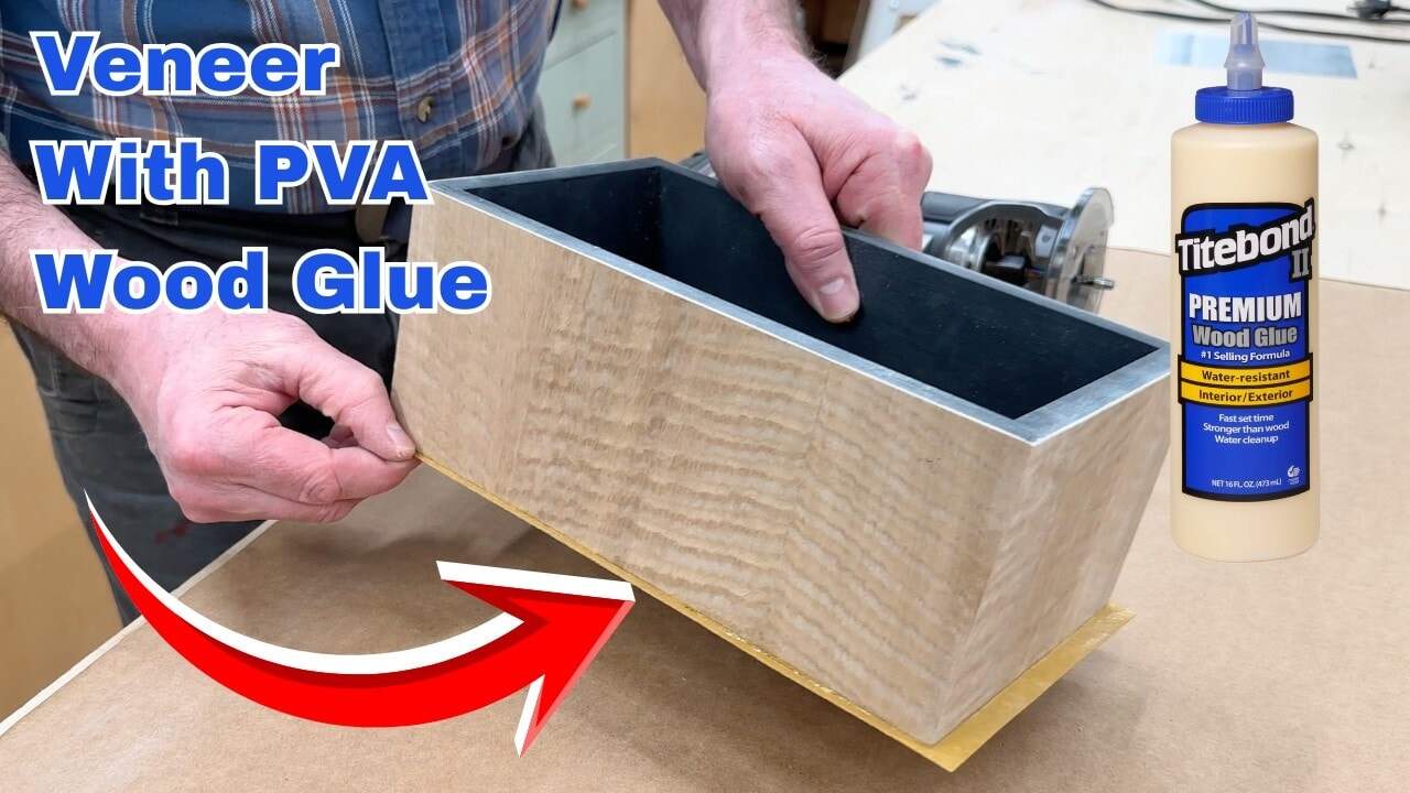 Veneering With PVA Glue Using An Iron-On Method