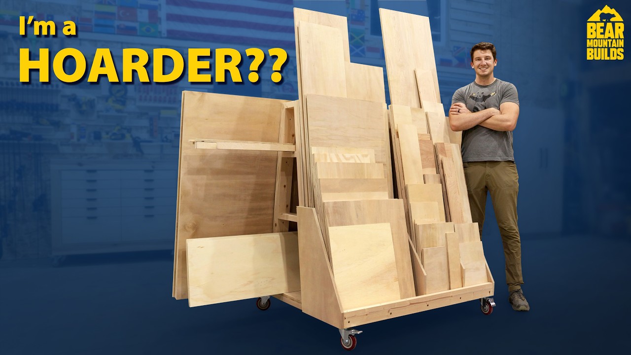 Essential Shop Storage Cart for Plywood and Offcuts