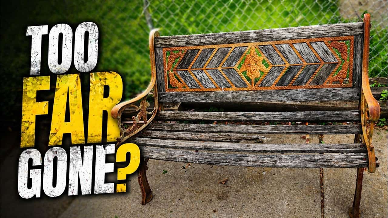 Restoring a Cast Iron and Wood Bench
