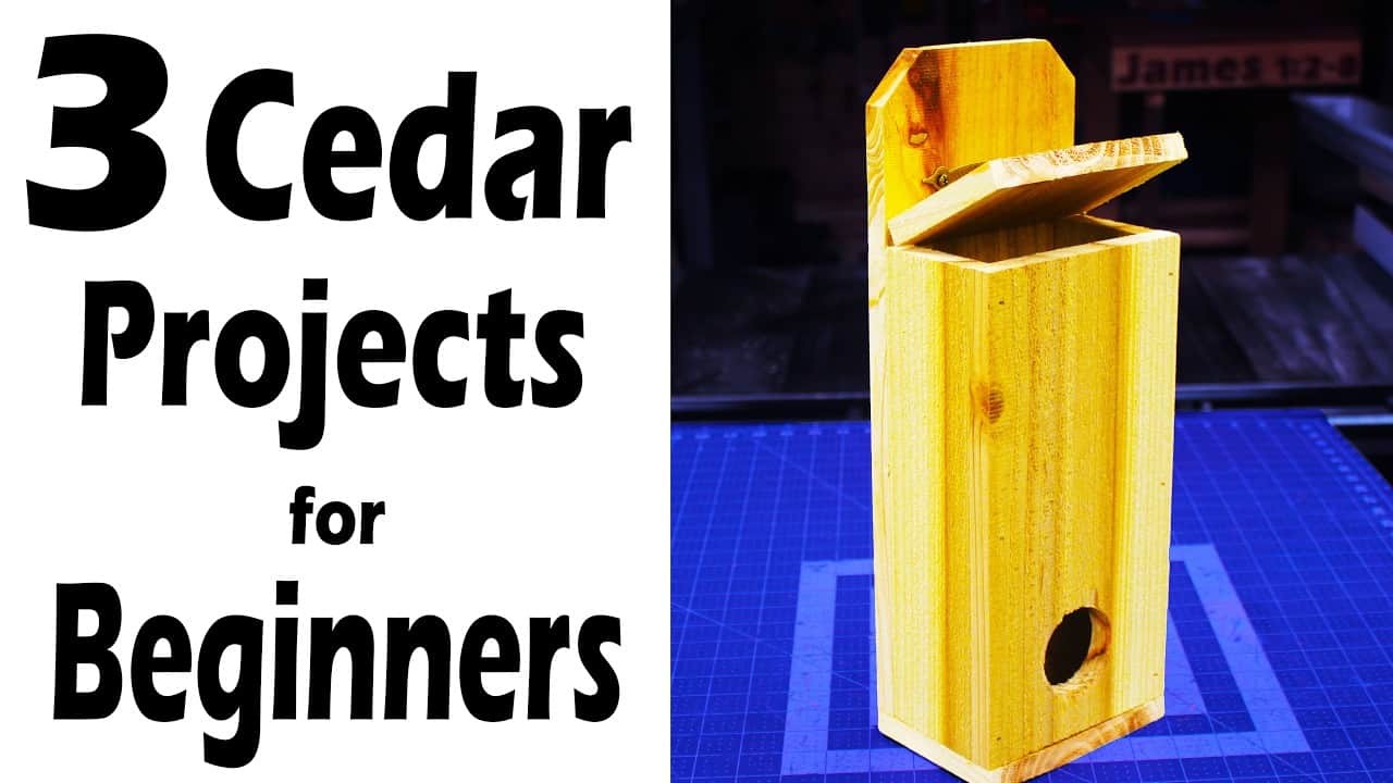 Three Cedar Projects for New Woodworkers