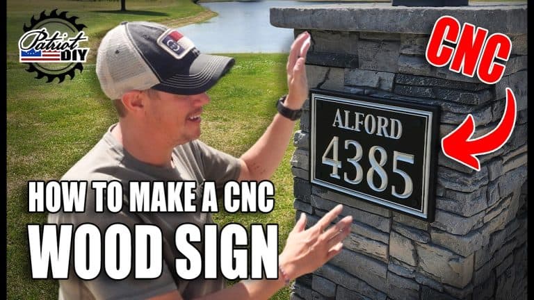 Making a CNC Wood Driveway Sign