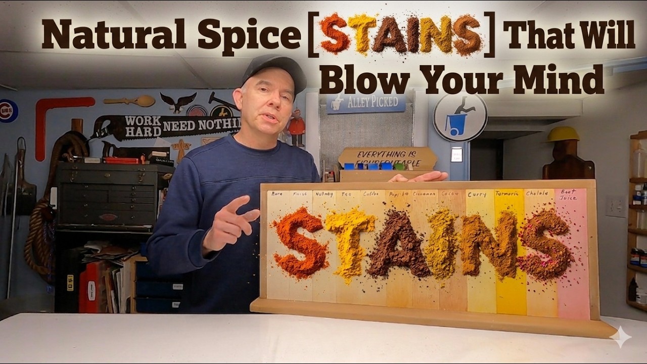 Natural Spice Stains from Your Kitchen Cabinet