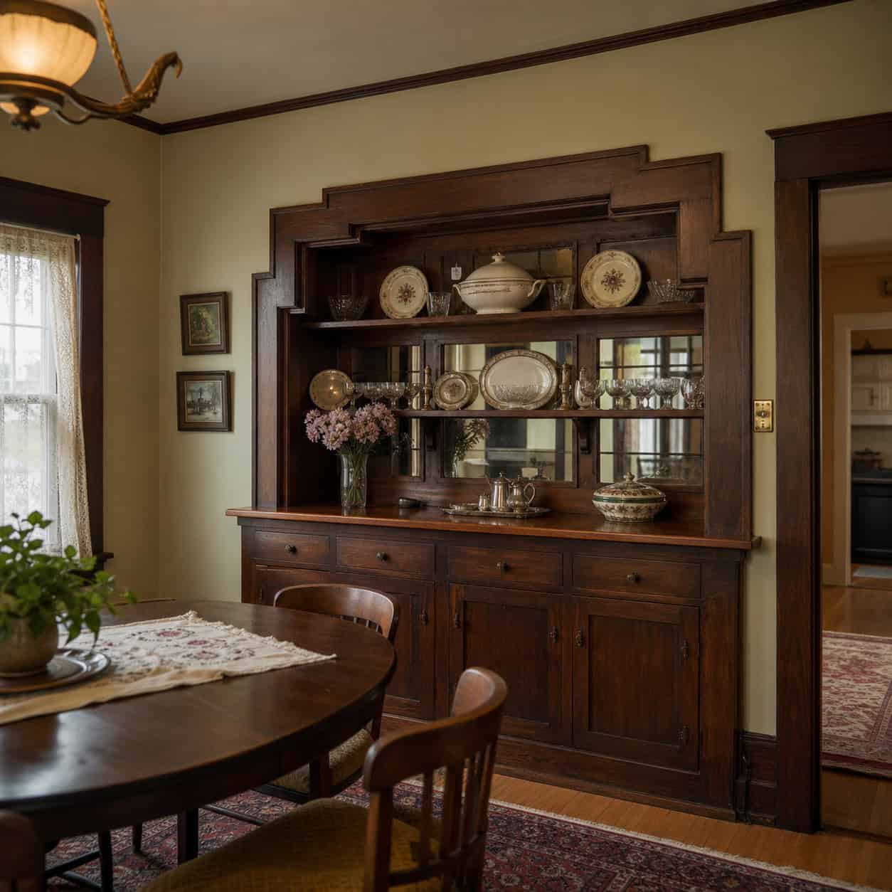 Recessed Dining Room Buffet