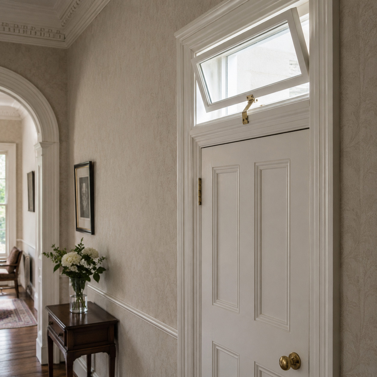 Transom Windows Above Every Door