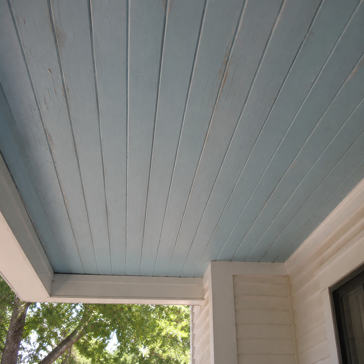 Beadboard Porch and Room Ceilings