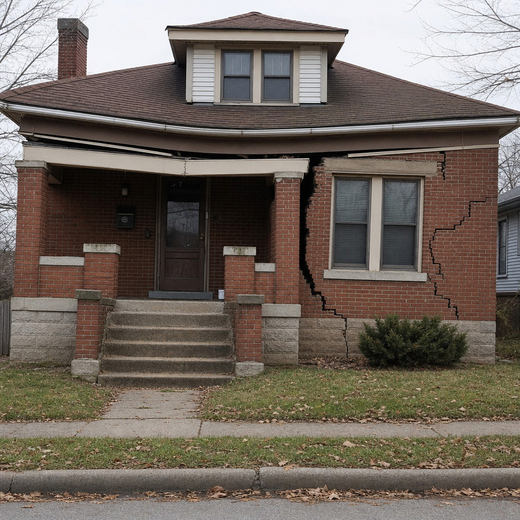 Gaps, Sagging Rooflines, and a Porch Pulling Away