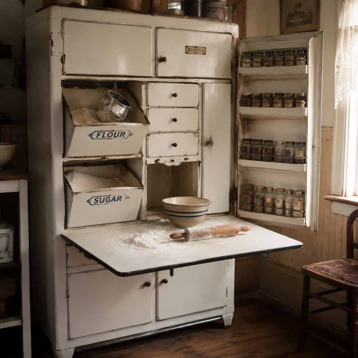 Hoosier-Style Baking Cabinet