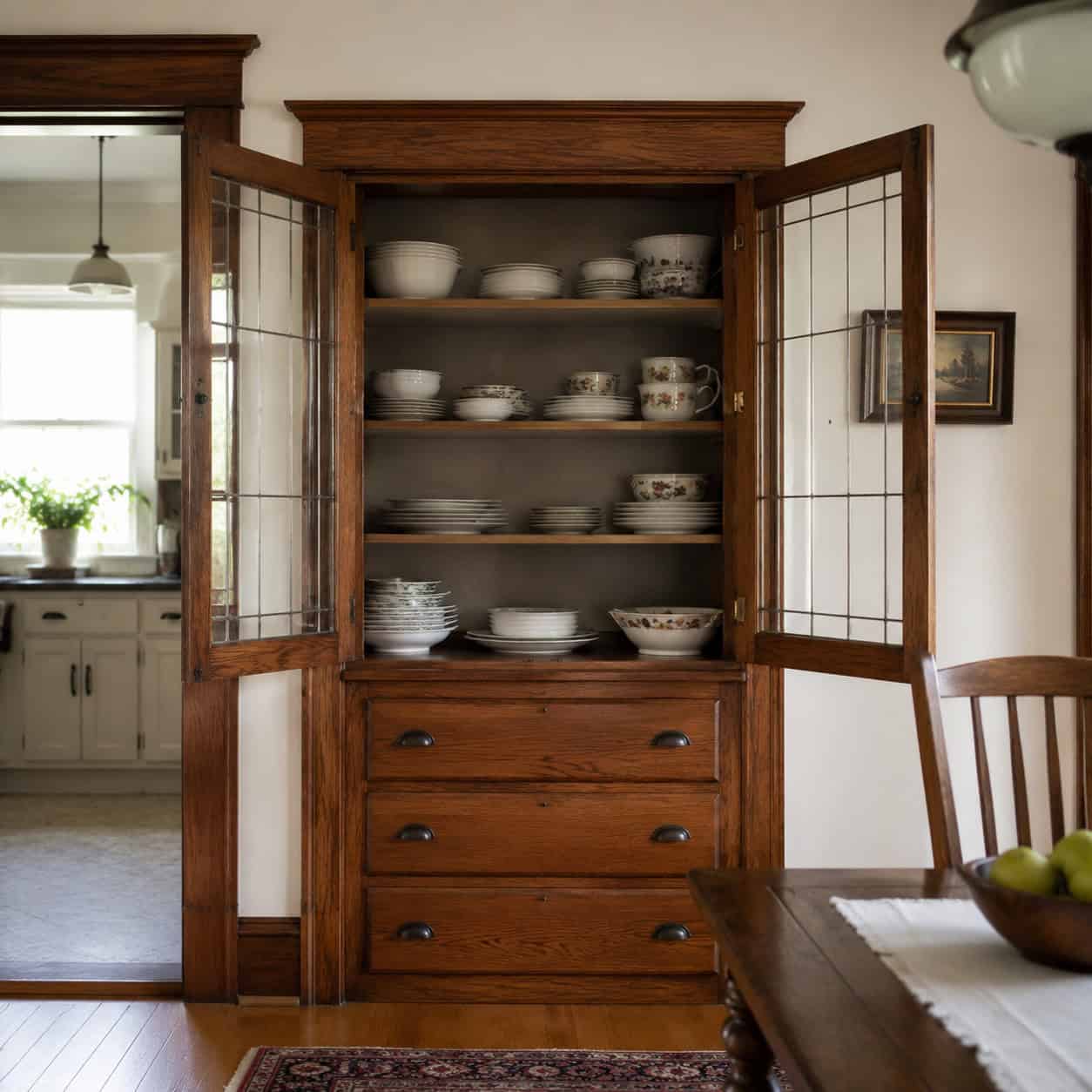 Butler's Pantry Pass-Through Cupboard