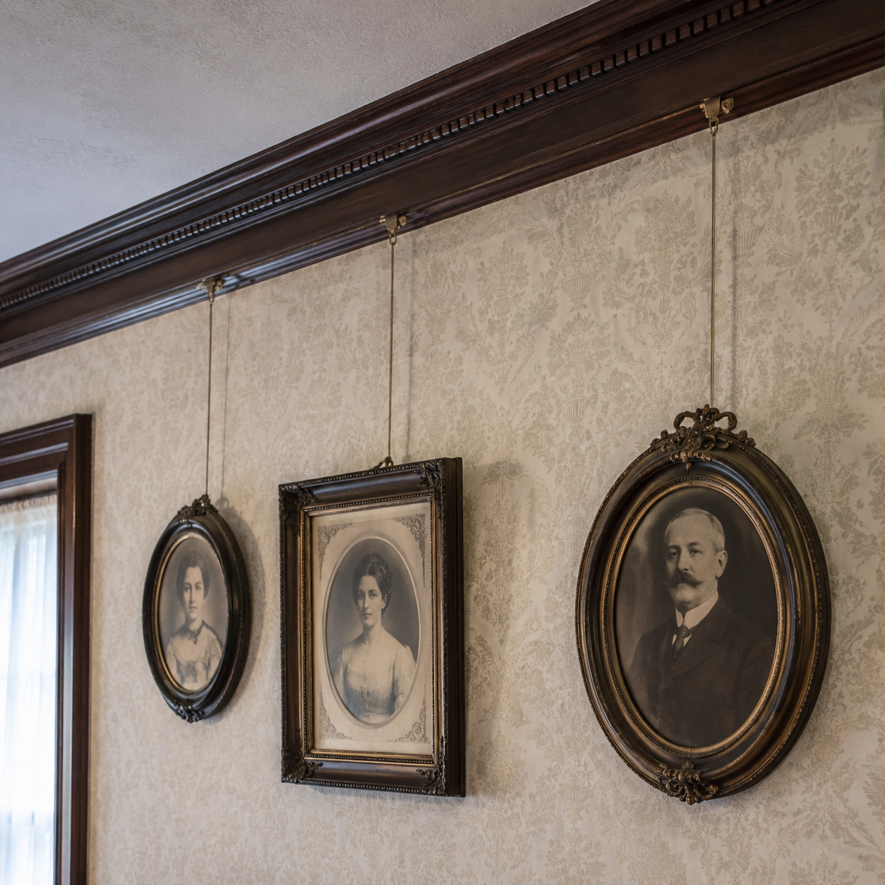 Picture Rails Instead of Nail Holes