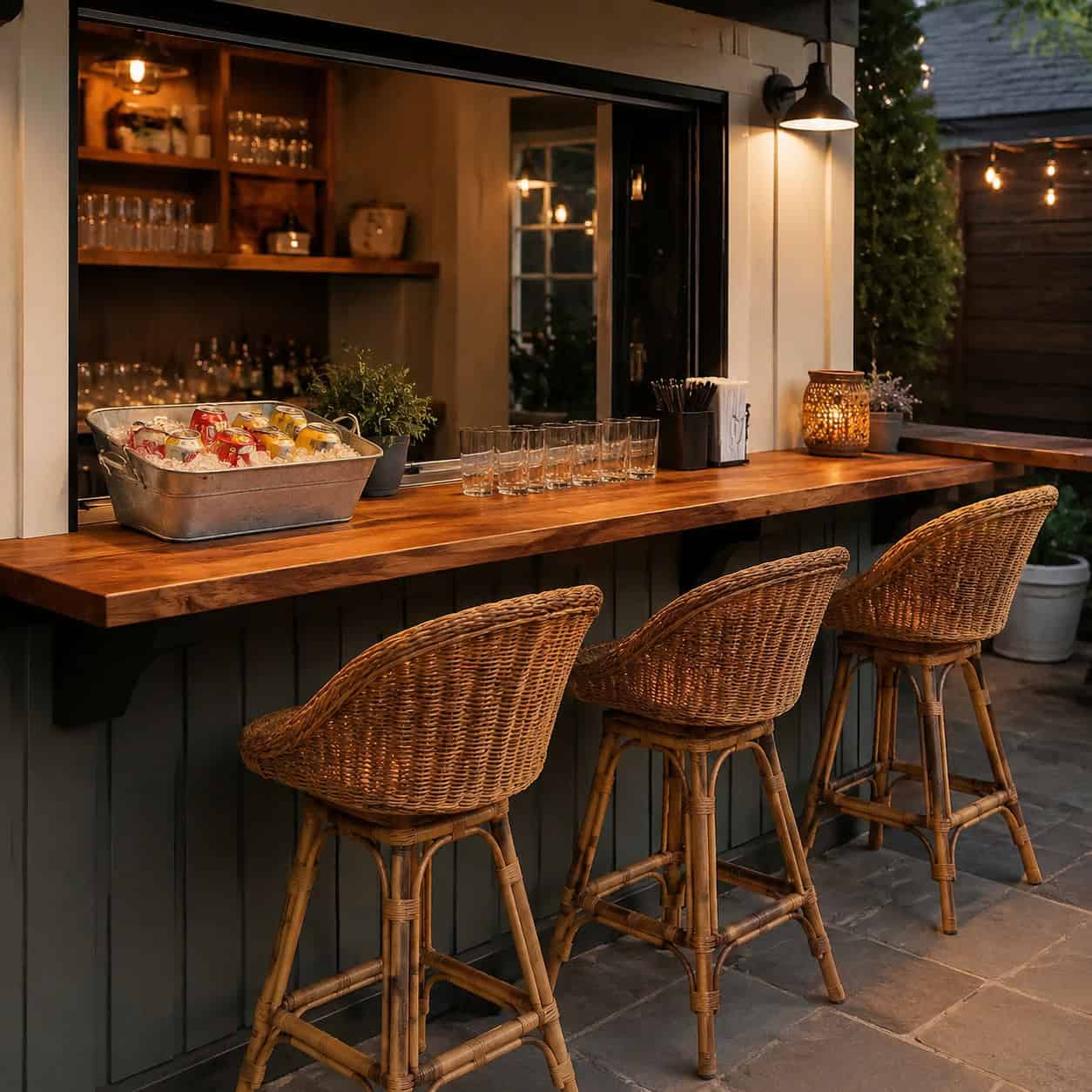 A Bar or Beverage Station