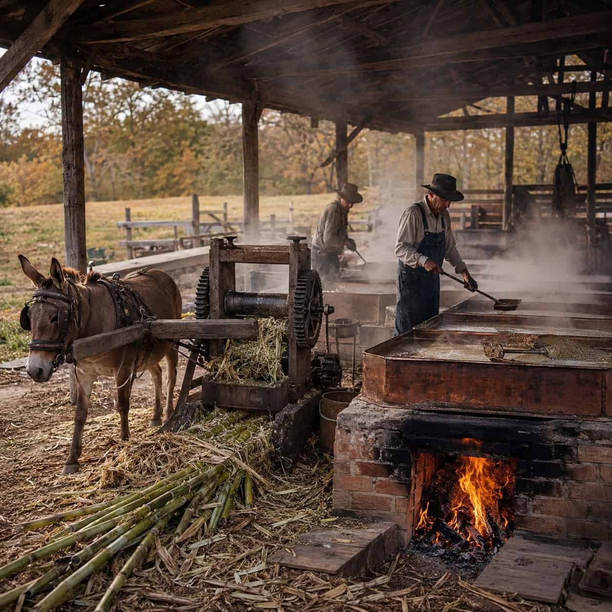 The Syrup Shed (Sorghum Mill)