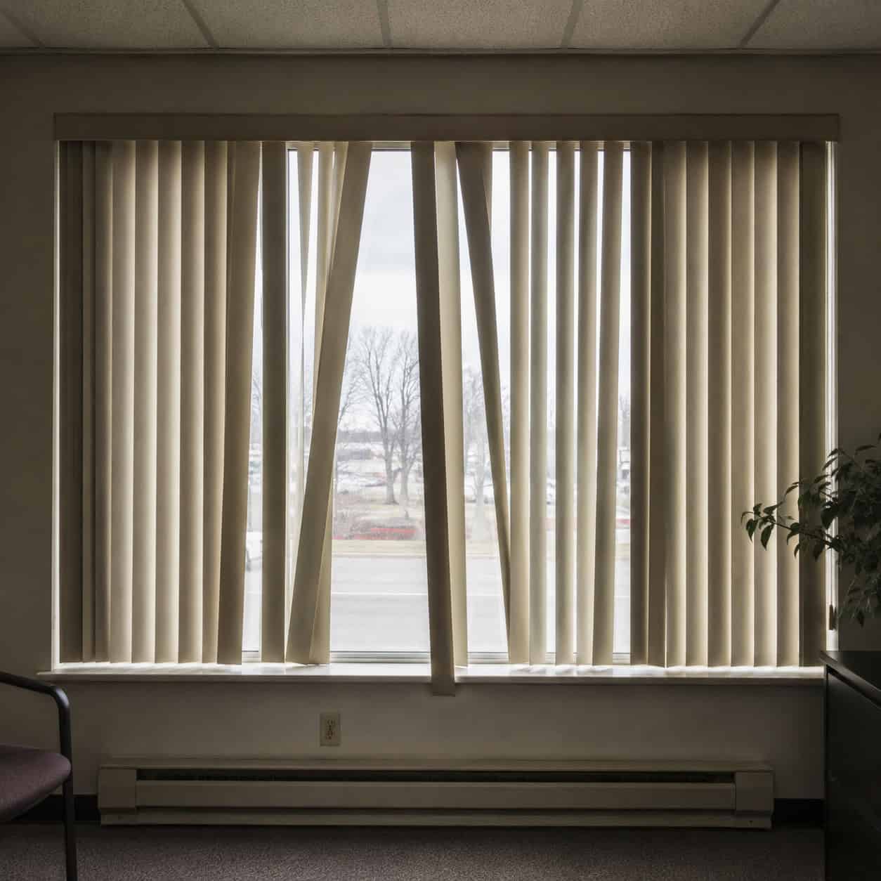 Vertical Blinds on the Windows